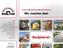 Tablet Screenshot of bausan-schwaben.de